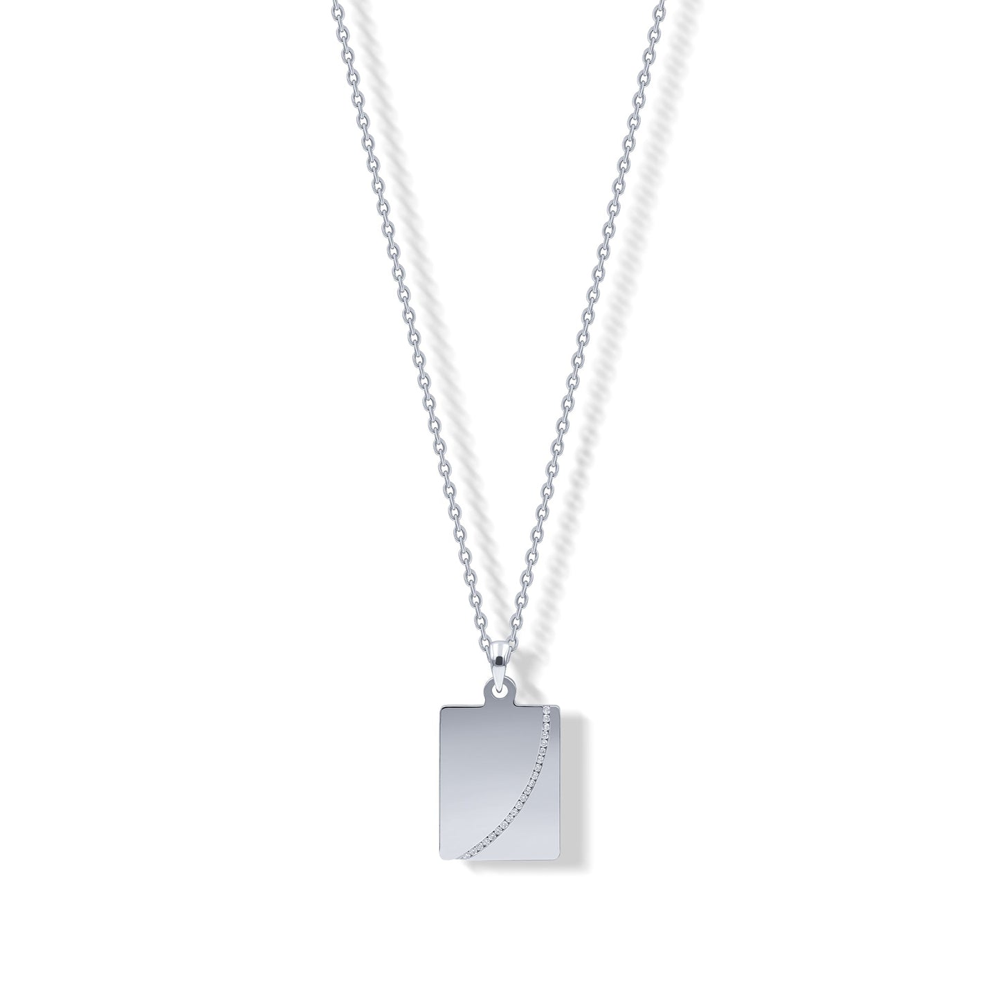 Axel Necklace - Platinum - for Him - 18k Gold - Lynor