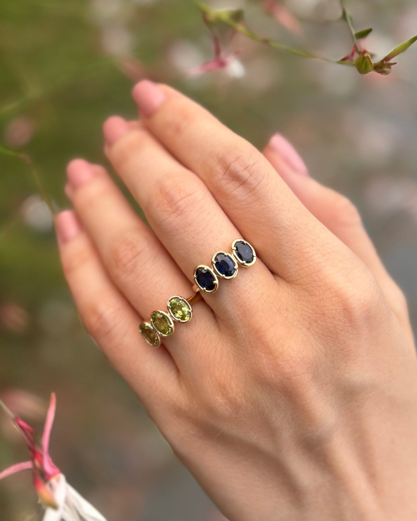 Bailey Ring in Peridot - 18k Gold - Lynor