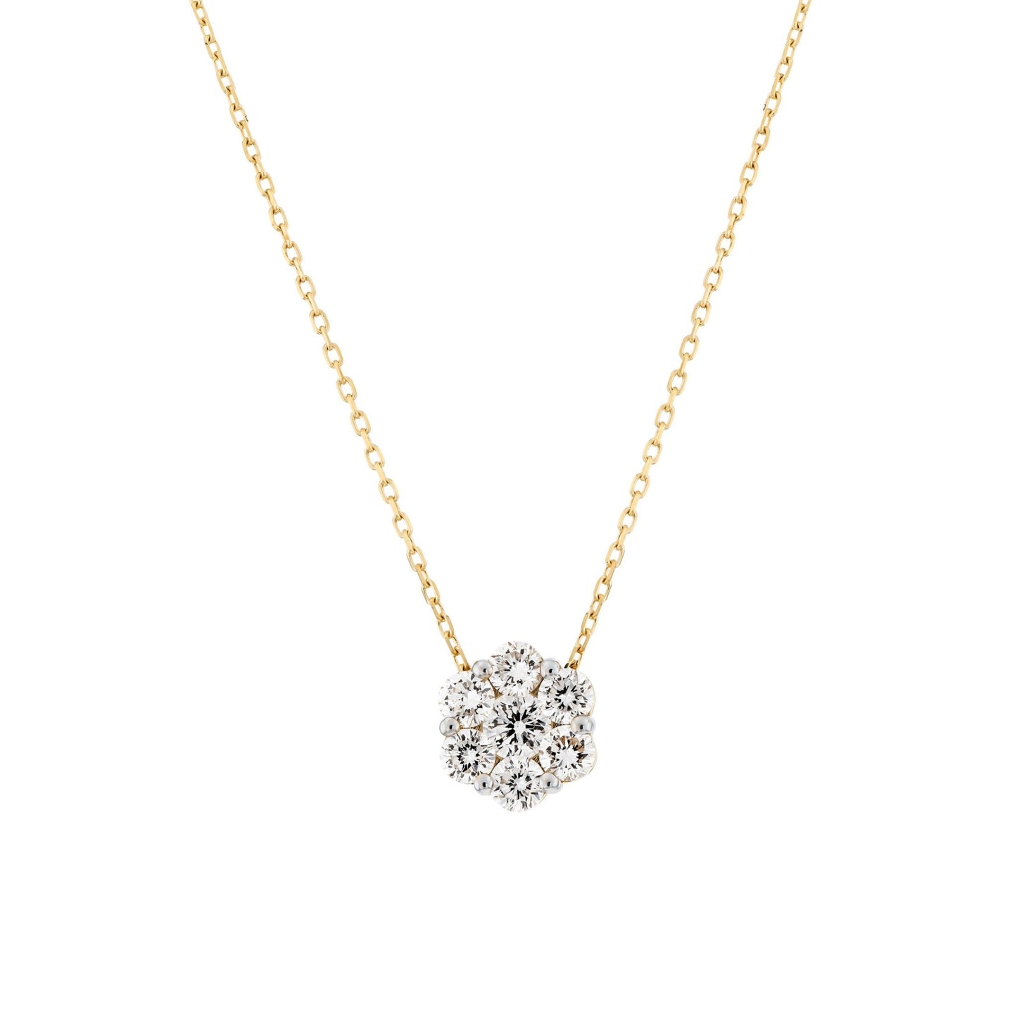 Bloom Necklace in Lab - Grown Diamond - 18k Gold - Lynor