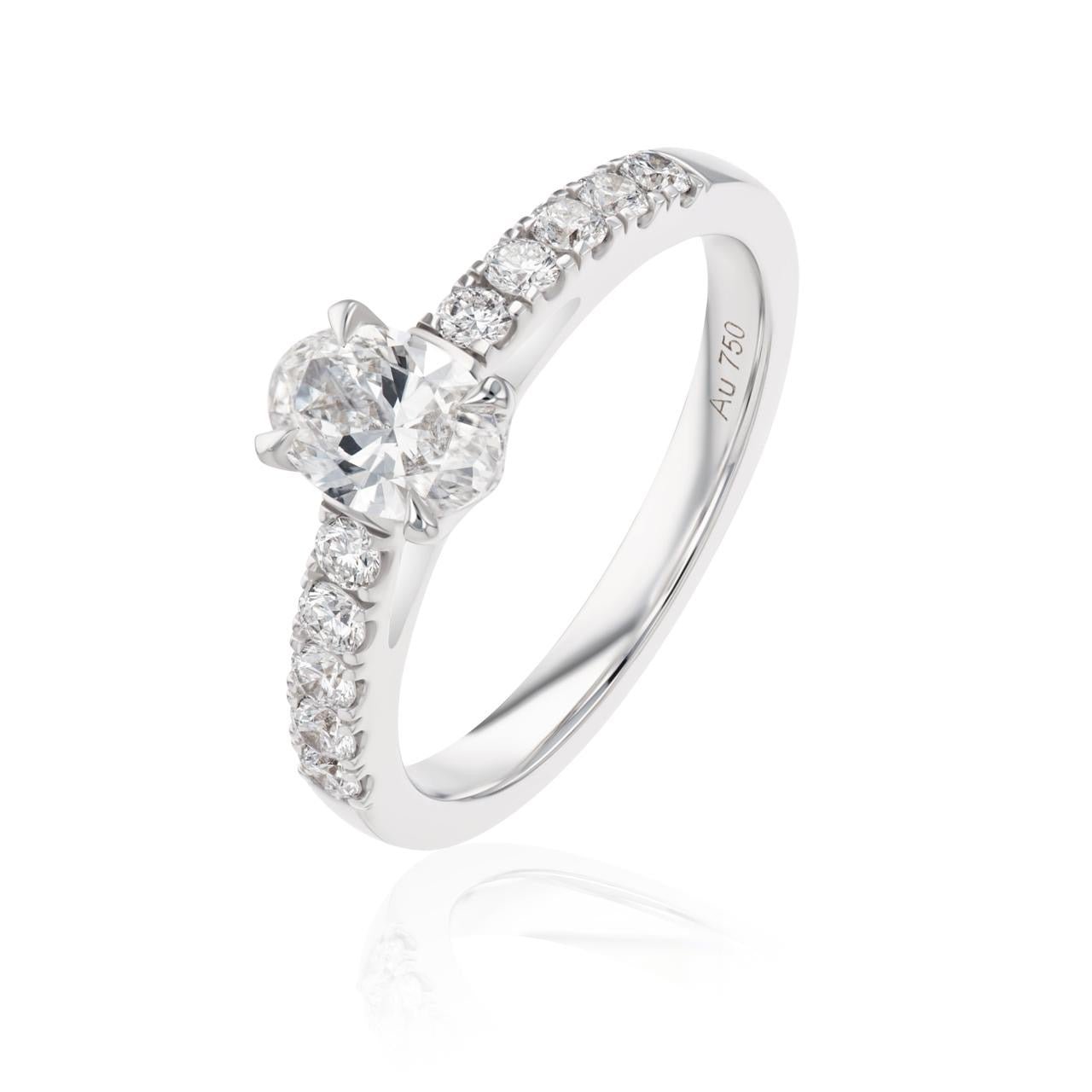 Eterna Engagement Ring - Lab Grown Diamond - 18k Gold - Lynor
