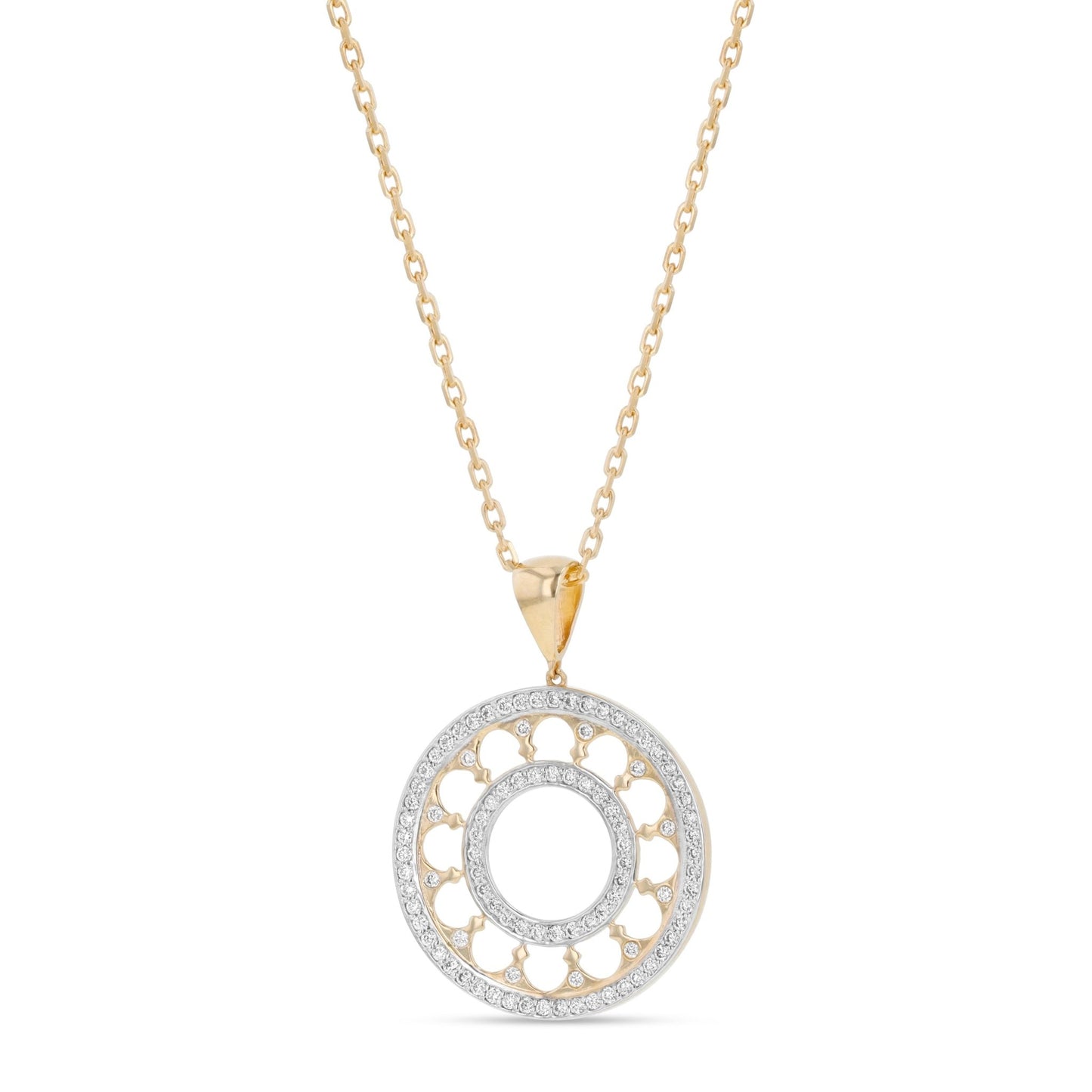 Granada 2 Necklace in Diamond - 18k Gold - Lynor