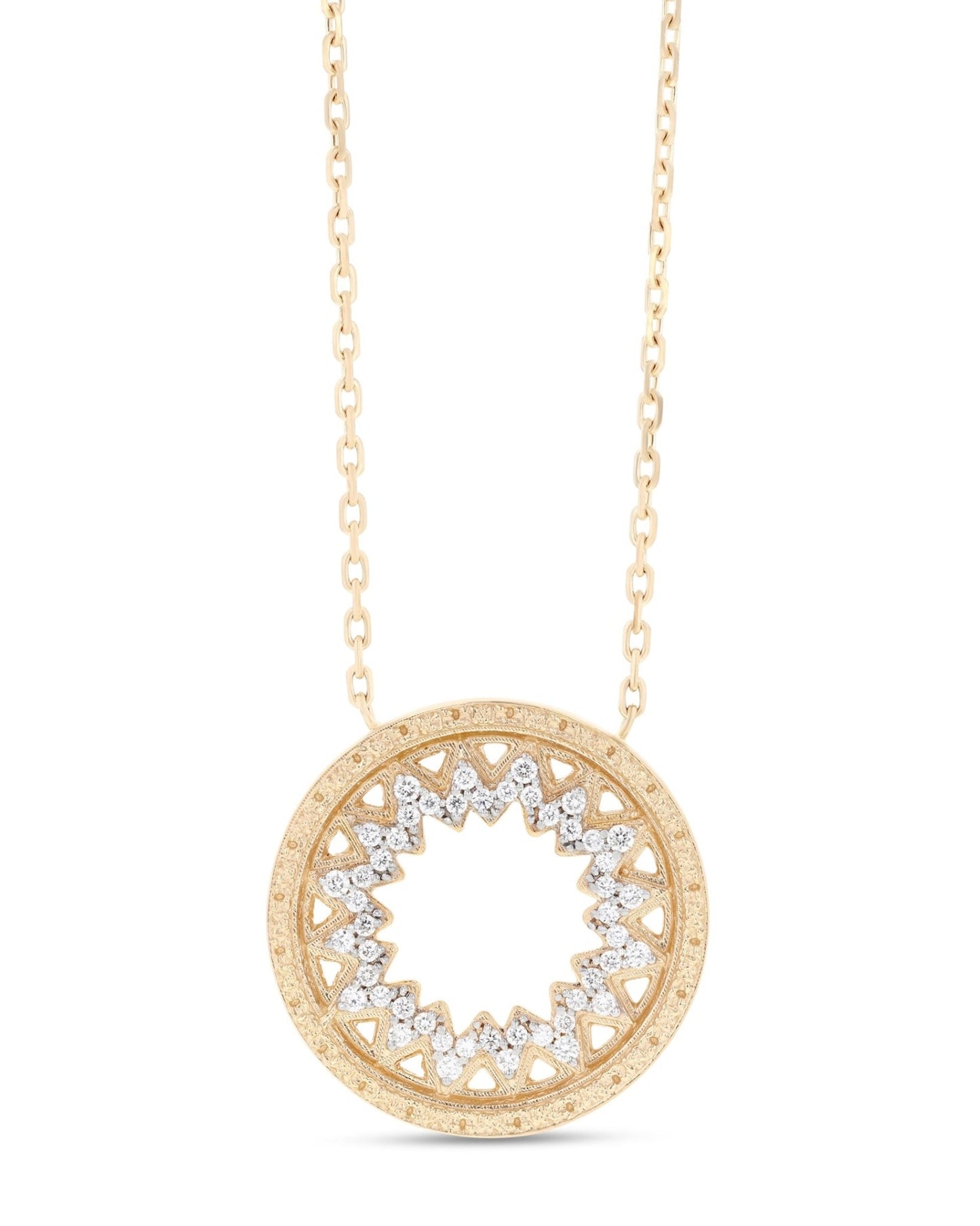 Granada Necklace in Diamond - 18k Gold - Lynor