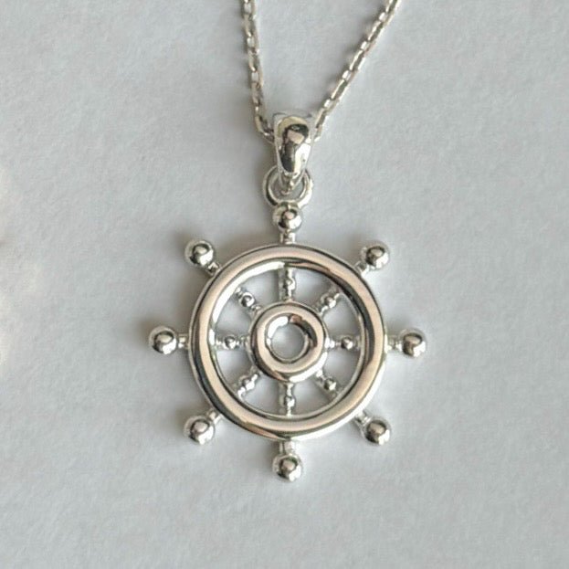 Helm Necklace - White Gold - 18k Gold - Lynor