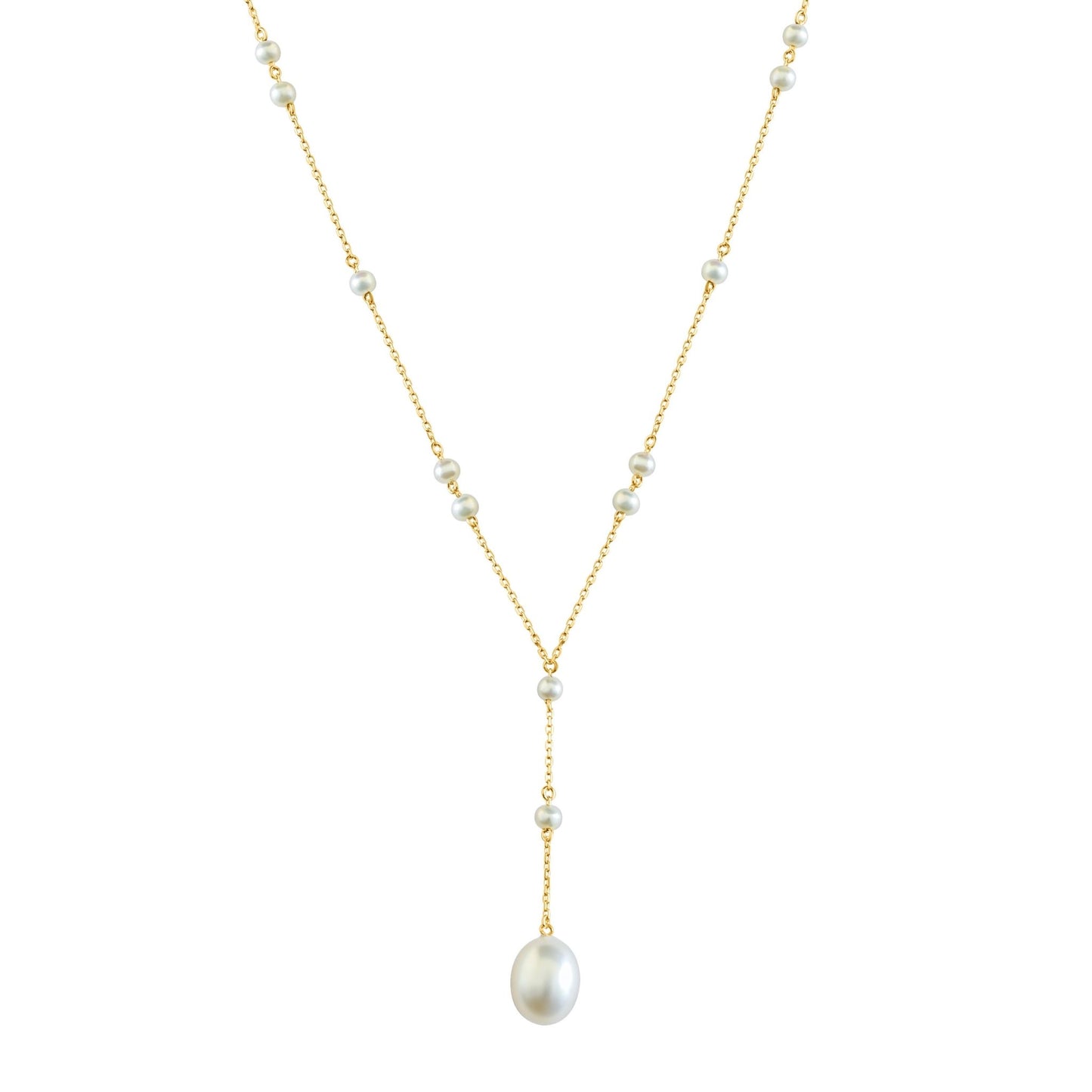 Vita Necklace in Freshwater Pearl - 18k Gold - Lynor