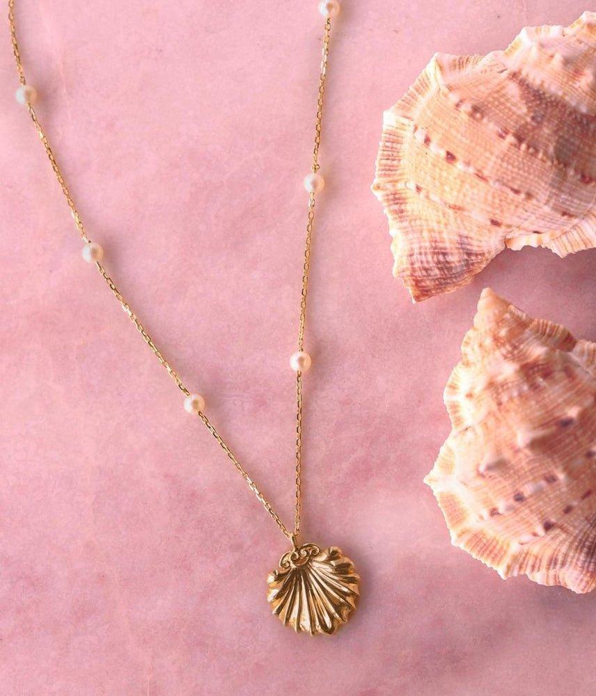 Ada Neckalce in Freshwater Pearl - 18k Gold - Lynor