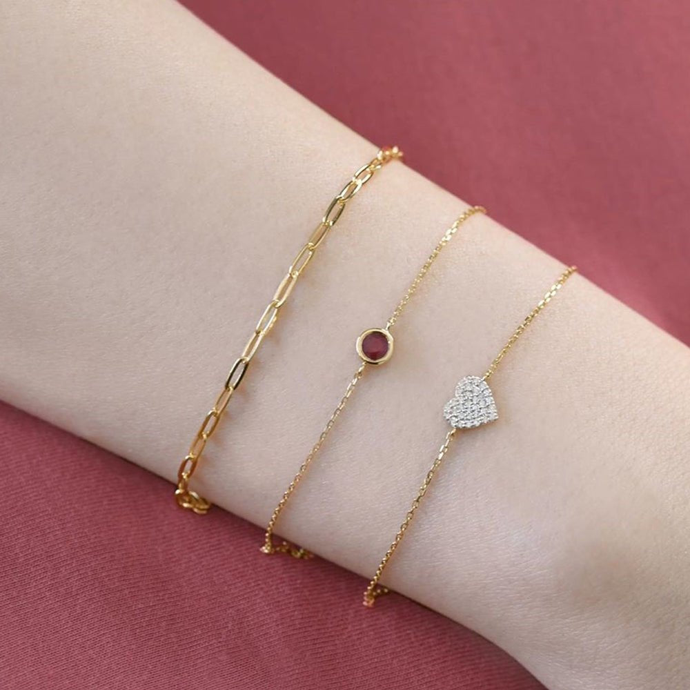 Alana Links Necklace (45 cm) - 18k Gold - Ly