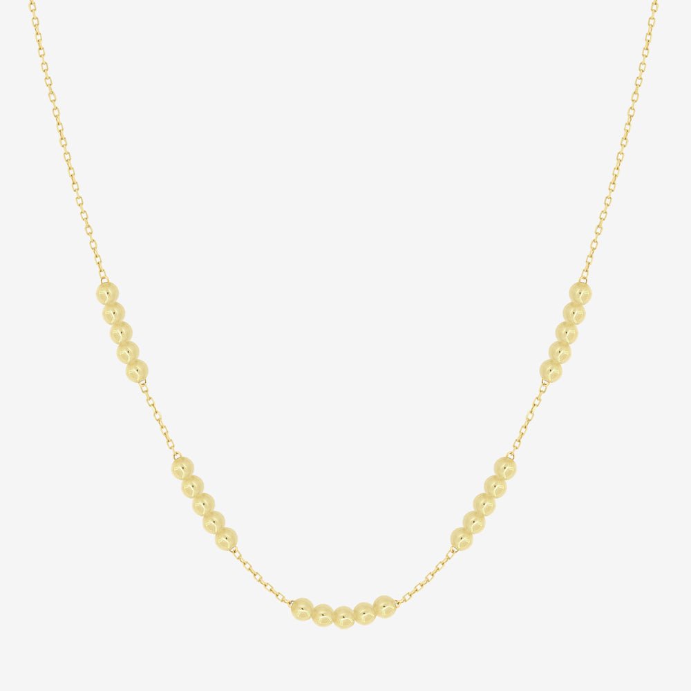 Arla Beaded Necklace - 18k Gold - Ly