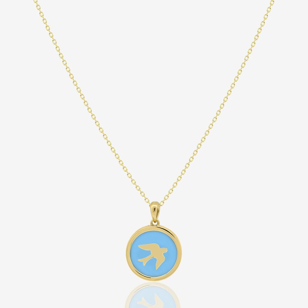Bird Esta Necklace - 18k Gold - Ly