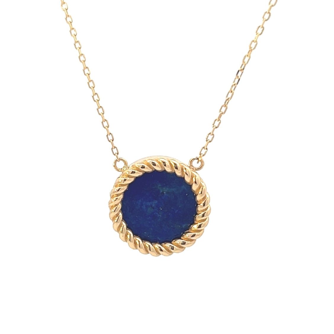 Cord Necklace in Lapis Lazuli - 18k Gold - Ly