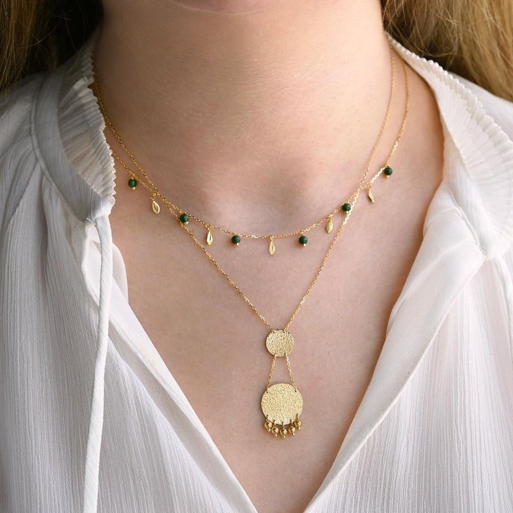 Double Gala Necklace - 18k Gold - Ly