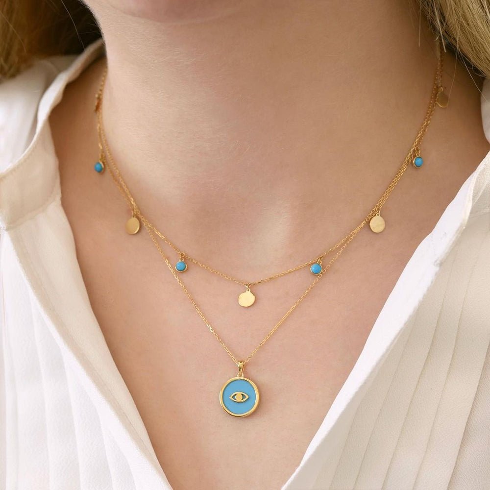 Esta Eye Necklace - 18k Gold - Ly