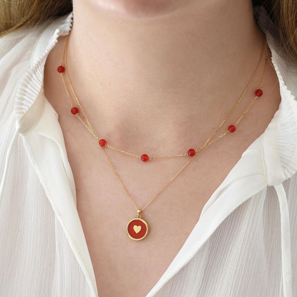 Esta Heart Necklace - 18k Gold - Ly