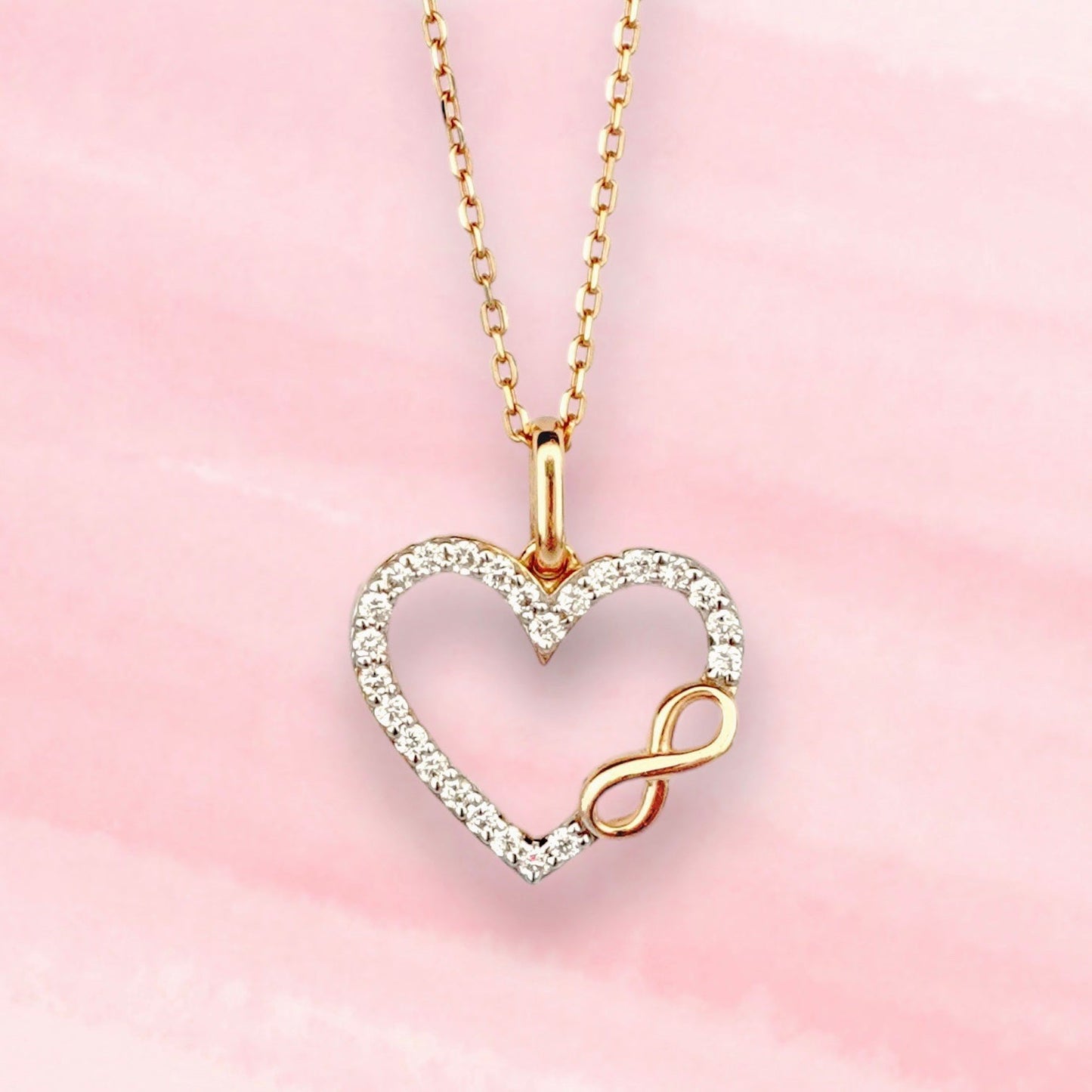 Eternity Diamond Necklace - 18k Gold - Lynor