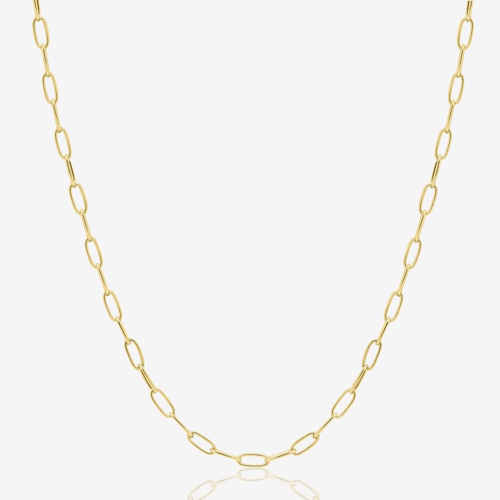 Long Links Necklace - 18k Gold - Ly