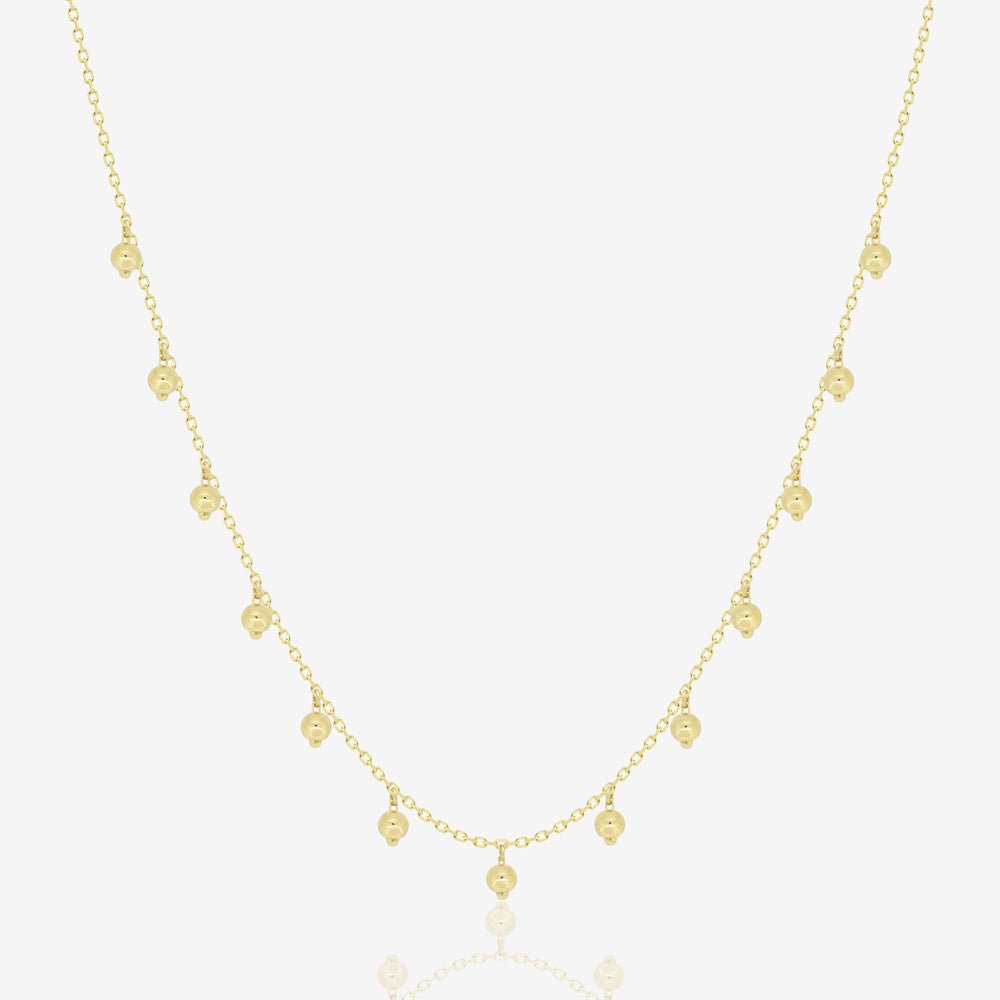 Lula Beaded Necklace - 18k Gold - Ly