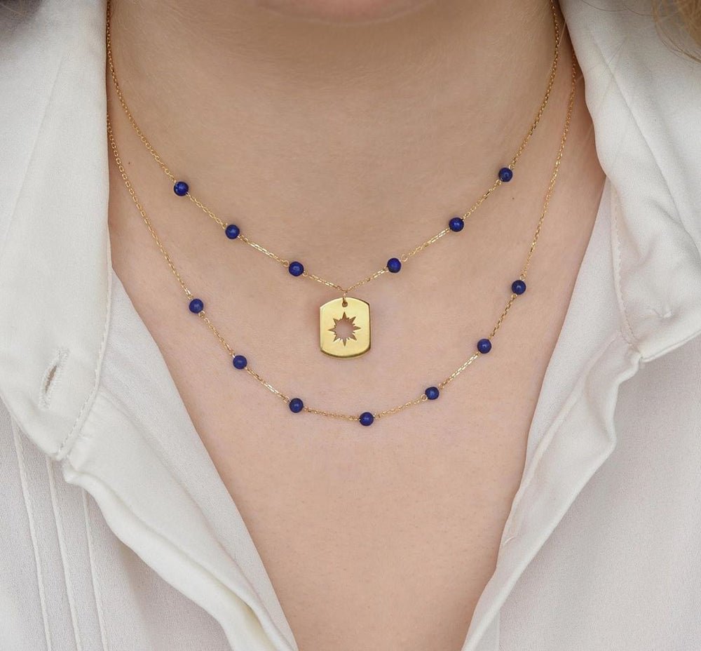 Midnight Sun Necklace - 18k Gold - Ly