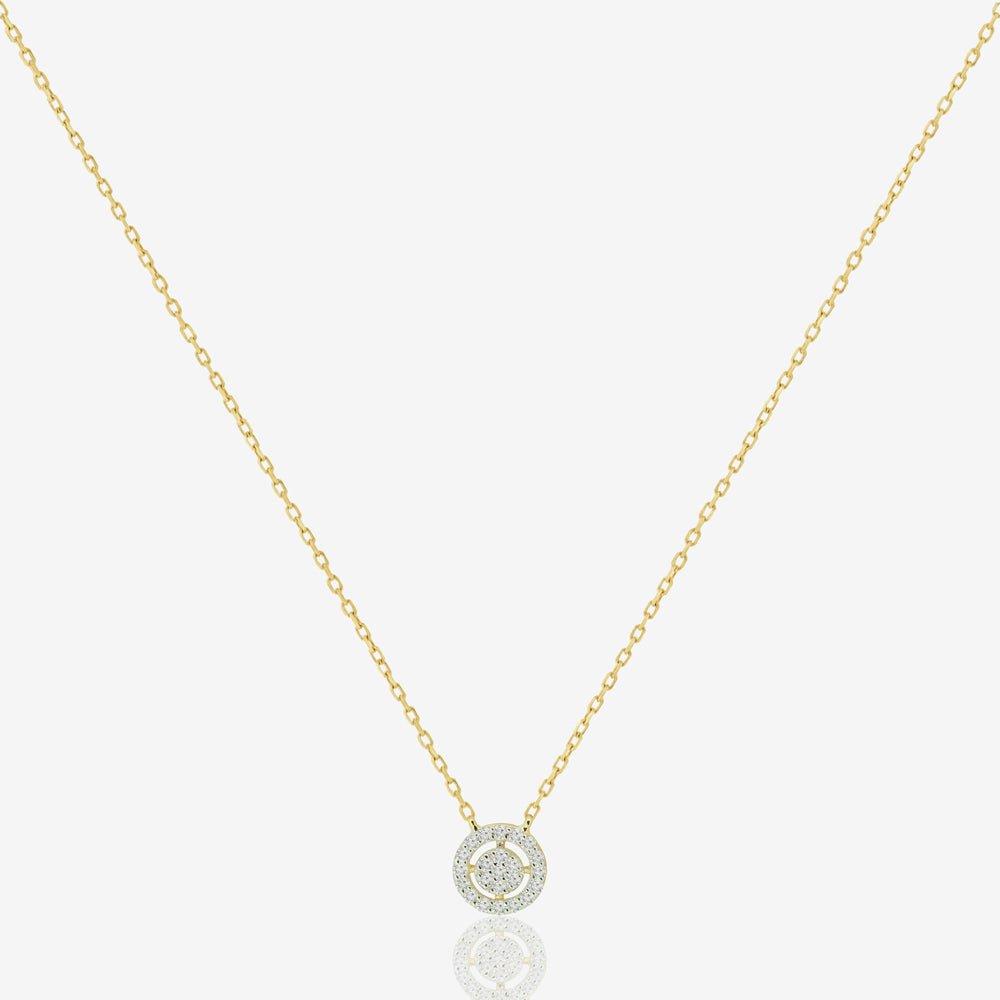 Mini Bianca Necklace in Diamond - 18k Gold - Ly