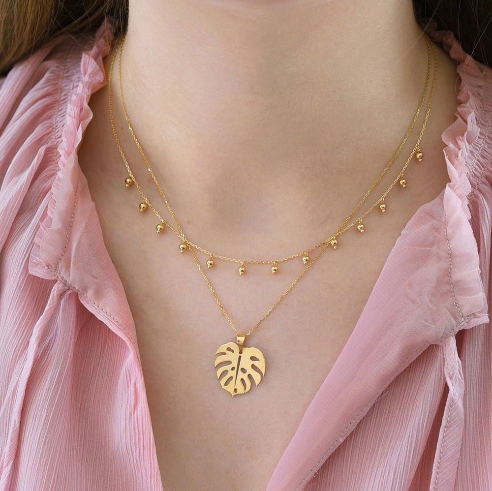 Monstera Bracelet - 18k Gold - Ly