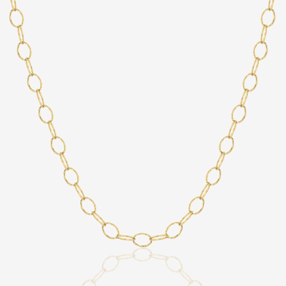 Oval Links Choker - 18k Gold - Ly