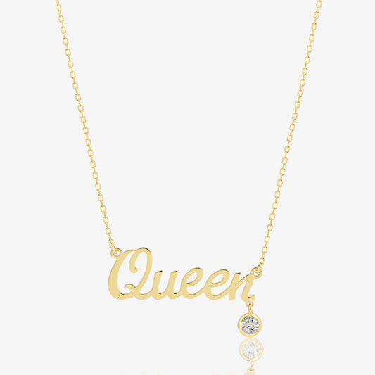 Queen Necklace in Diamond - 18k Gold - Ly