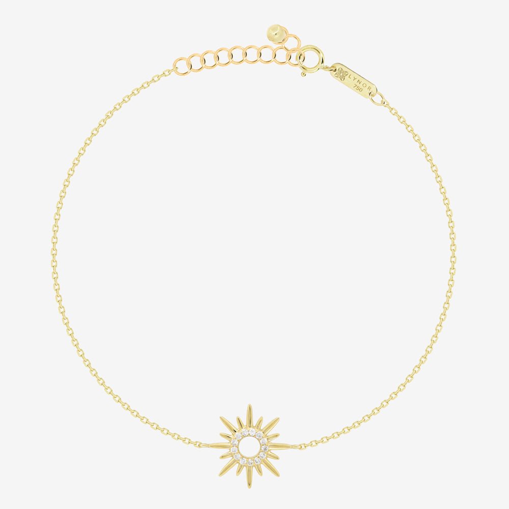 Sol Bracelet in Diamond - 18k Gold - Ly