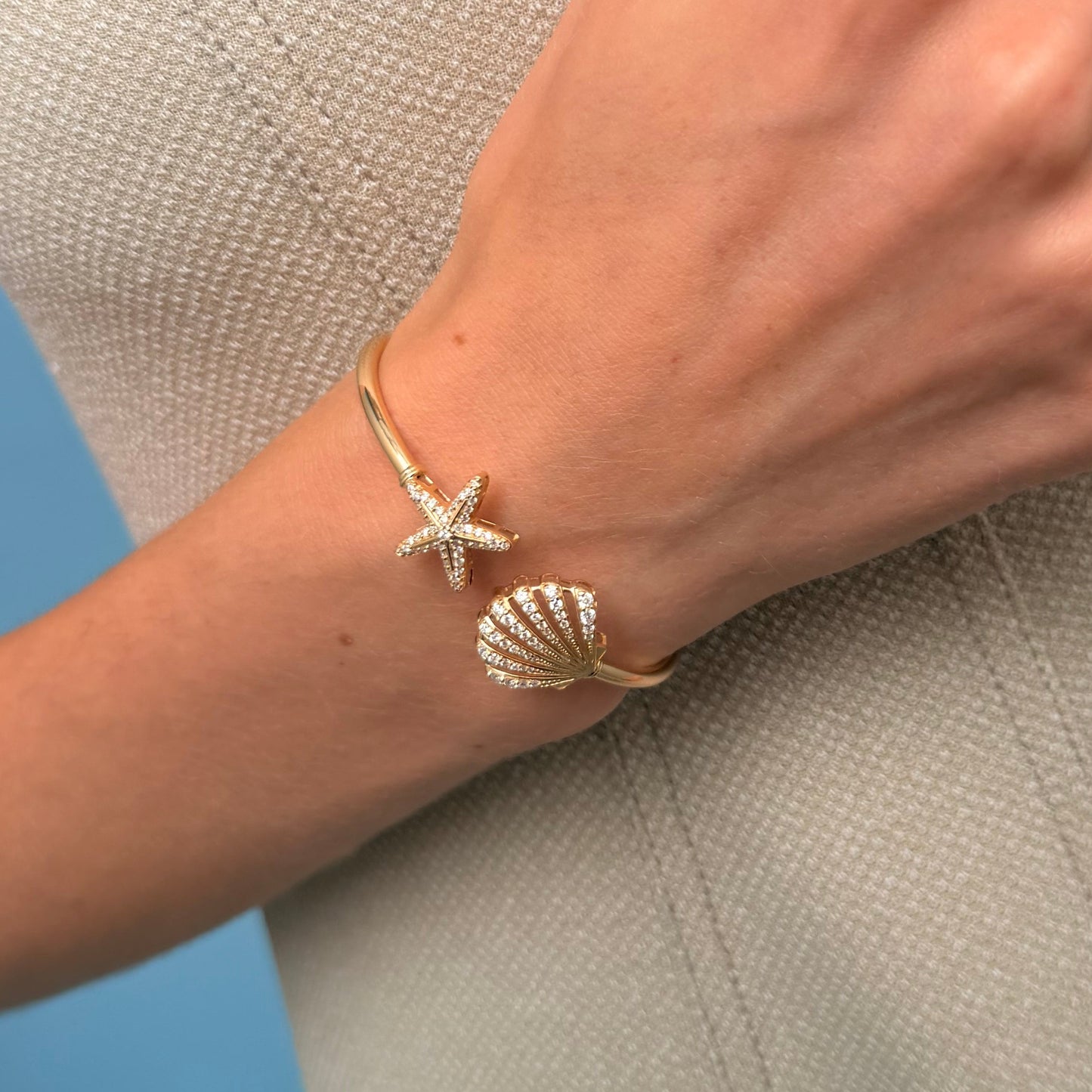 My Summer Shine Bangle in Diamond