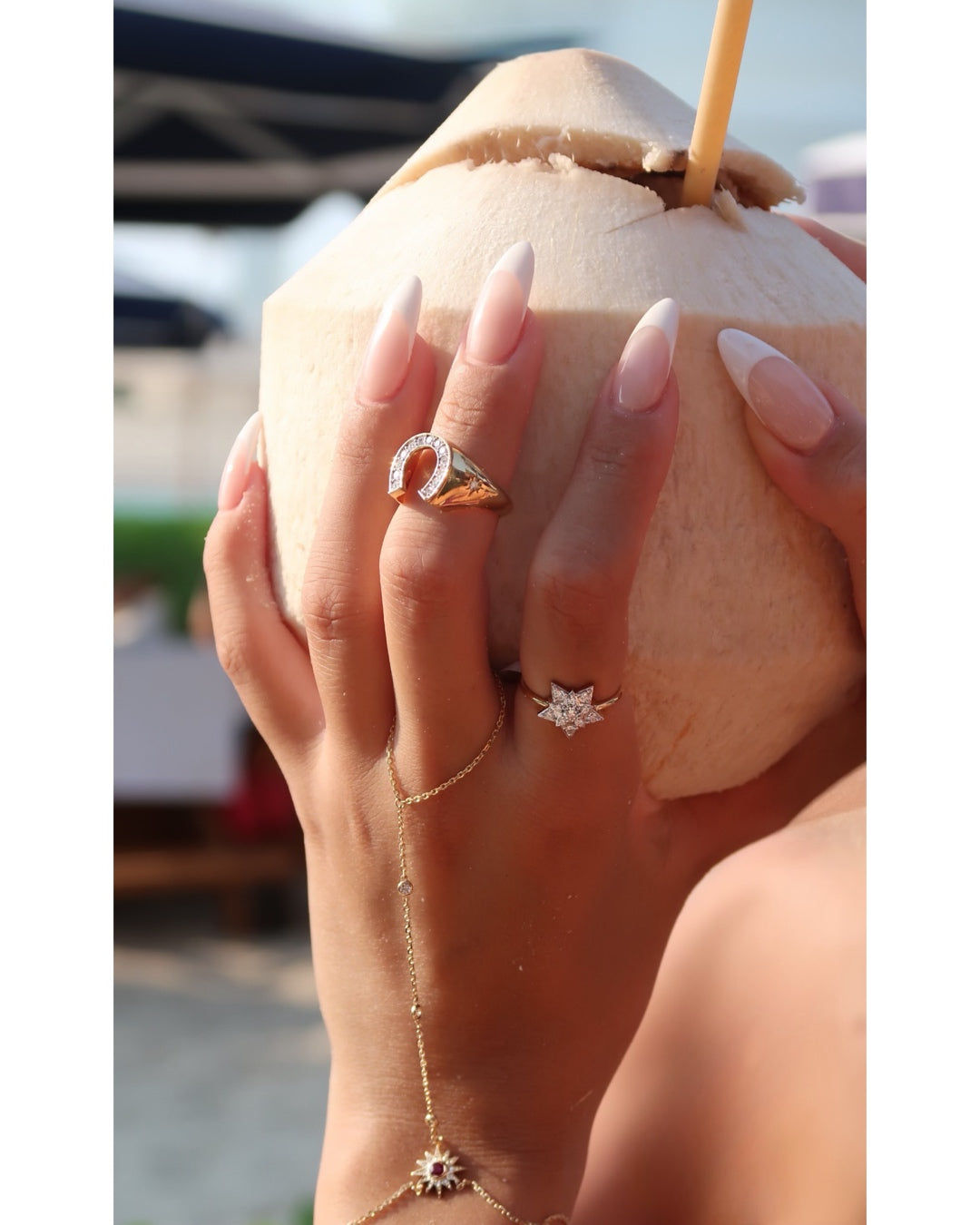 Horseshoe Ring in Diamond