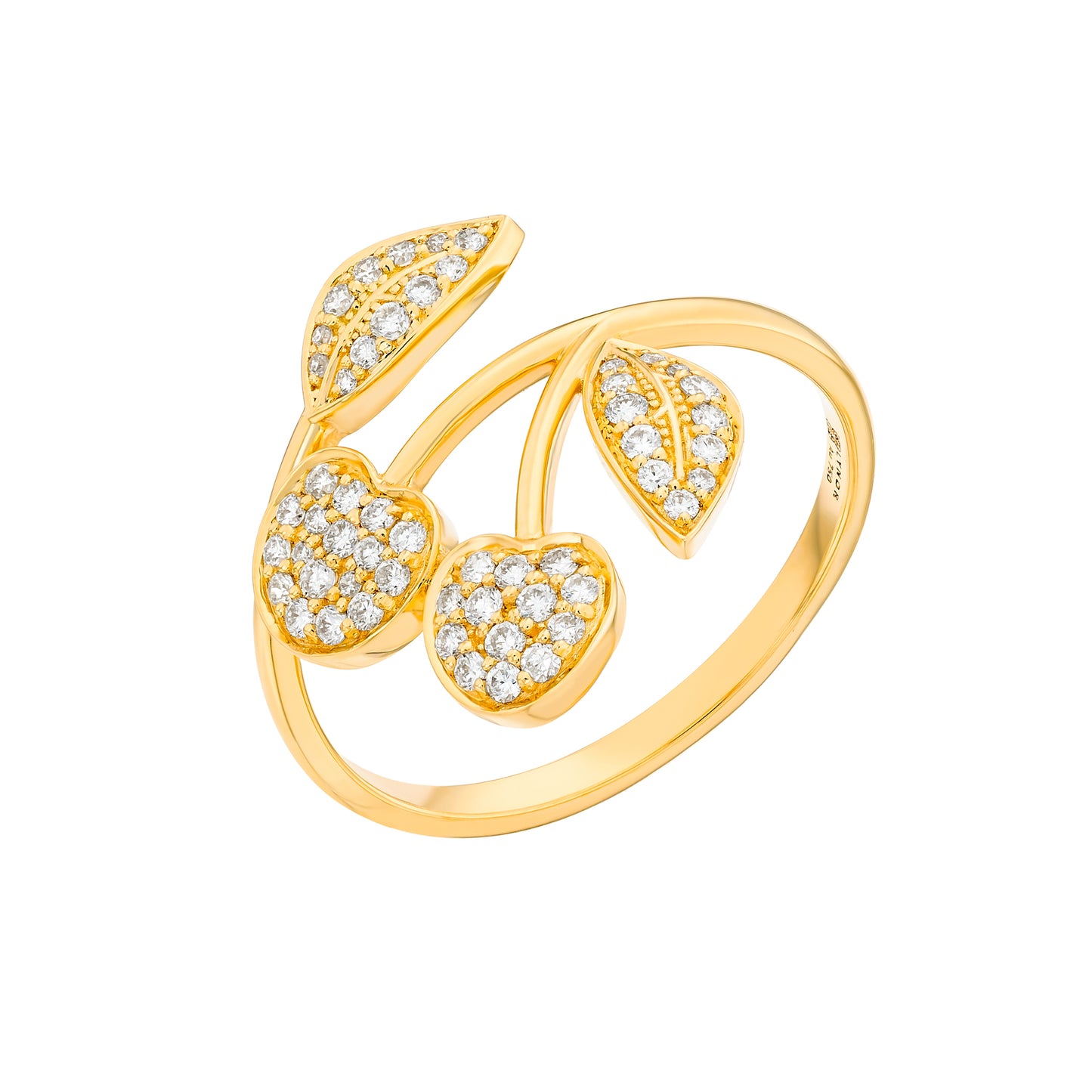 Cherry Ring in Diamond