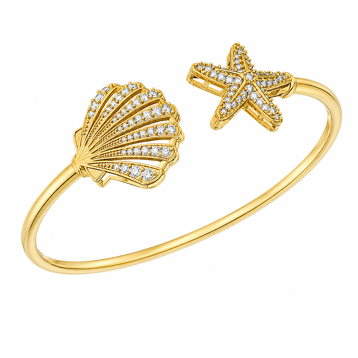 My Summer Shine Bangle in Diamond