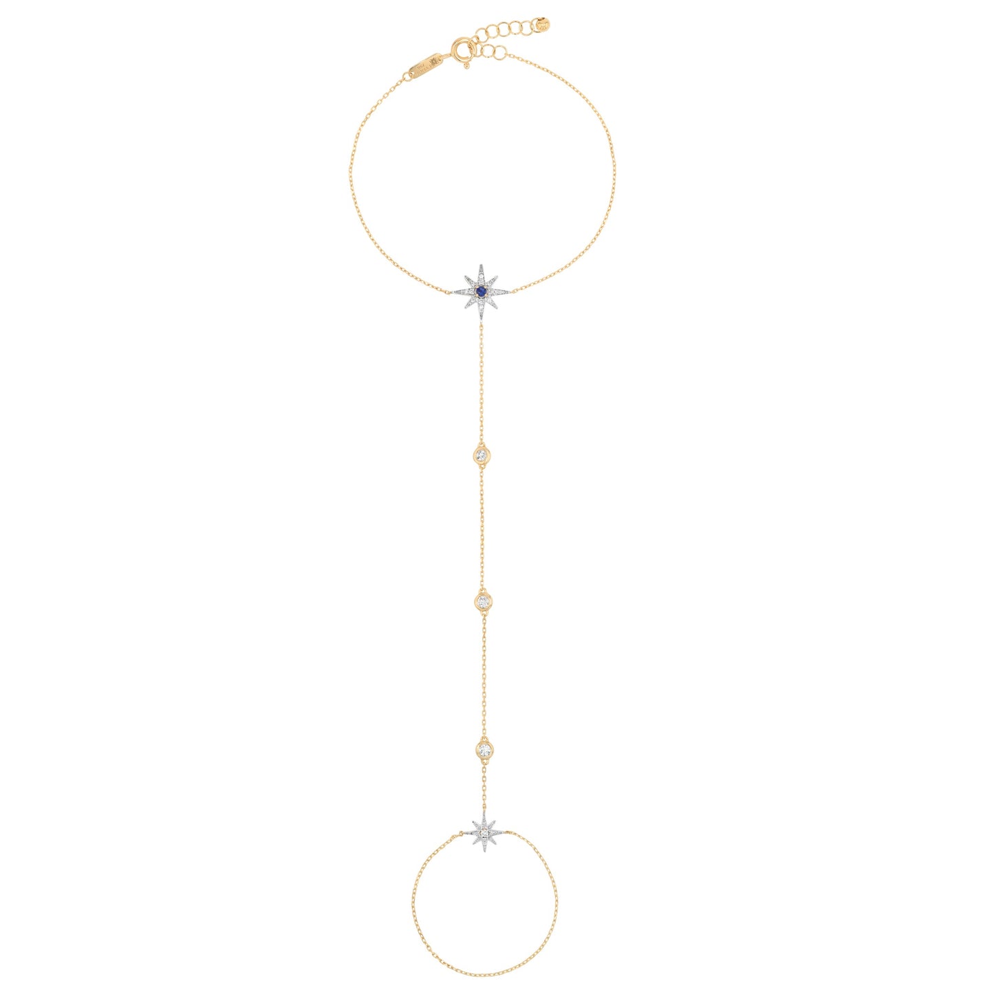 Astra Solis Panja Bracelet in Diamond and Sapphire