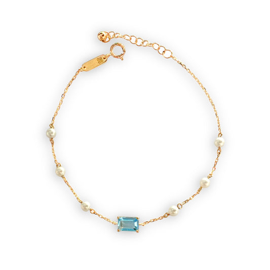 Ciel Bracelet in Diamond and Peridot