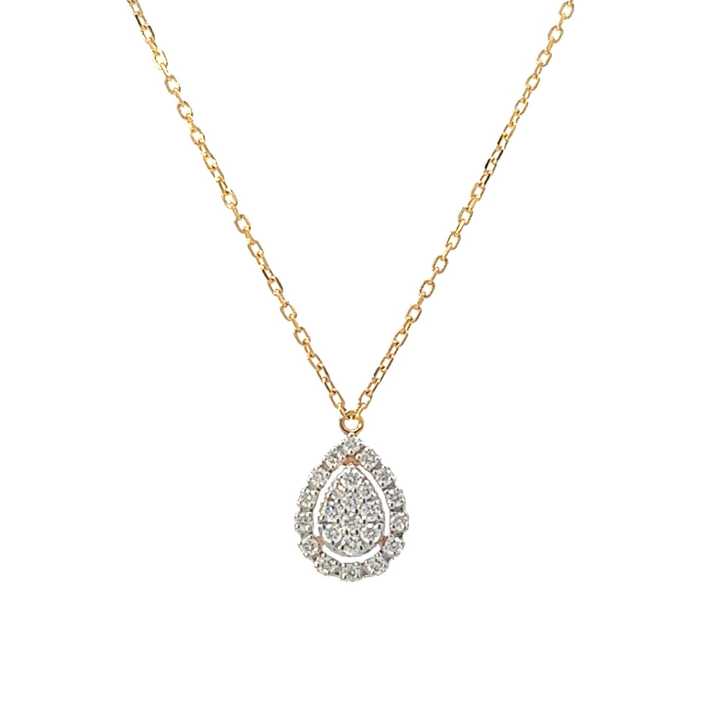 Alessia Necklace in Diamond - 18k Gold - Lynor