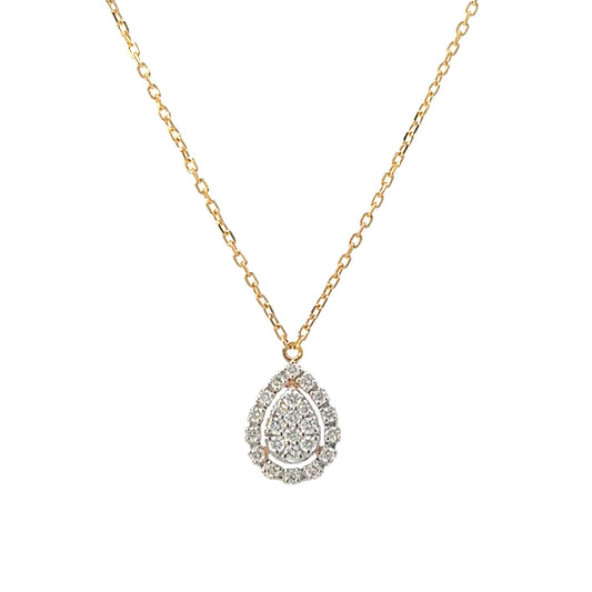 Alessia Necklace in Diamond - 18k Gold - Lynor