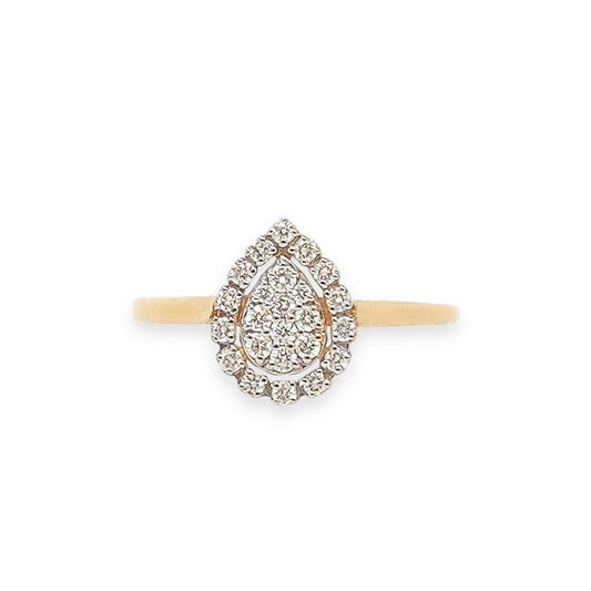 Alessia Ring in Diamond - 18k Gold - Lynor