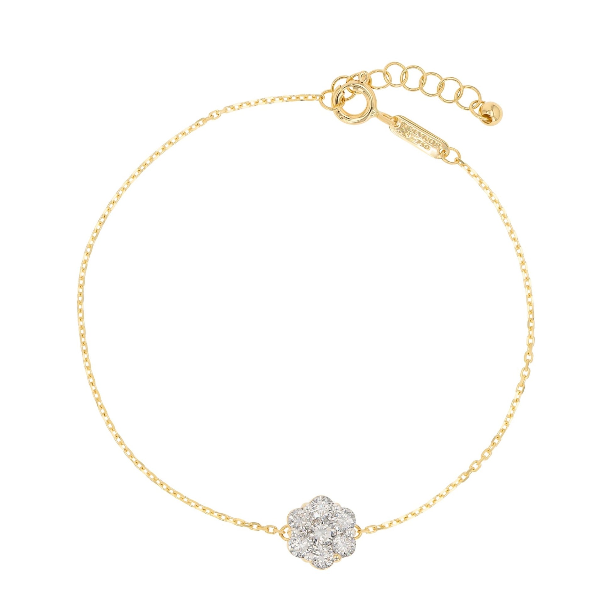 Bloom Bracelet in Lab - Grown Diamond - 18k Gold - Lynor