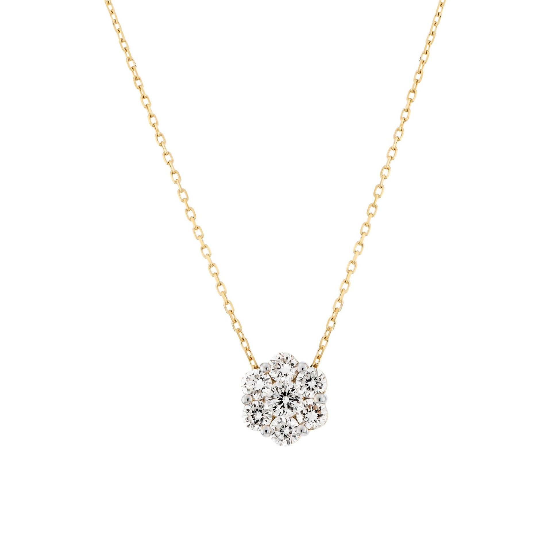Bloom Necklace in Lab - Grown Diamond - 18k Gold - Lynor