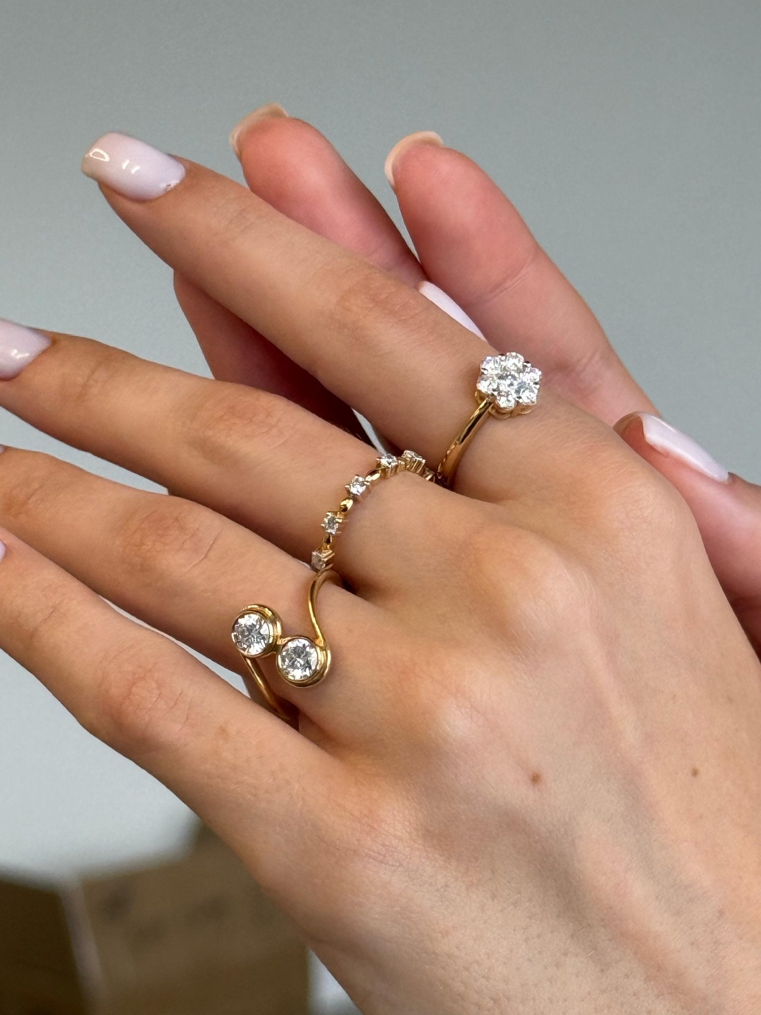 Bloom Ring in Lab Grown Diamond - 18k Gold - Lynor