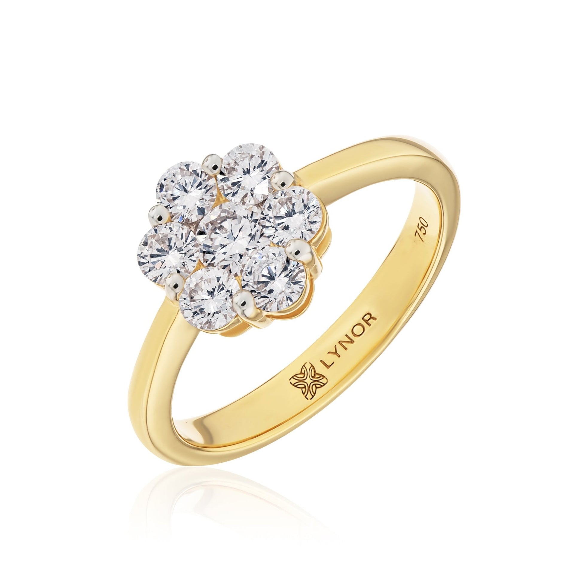 Bloom Ring in Lab Grown Diamond - 18k Gold - Lynor