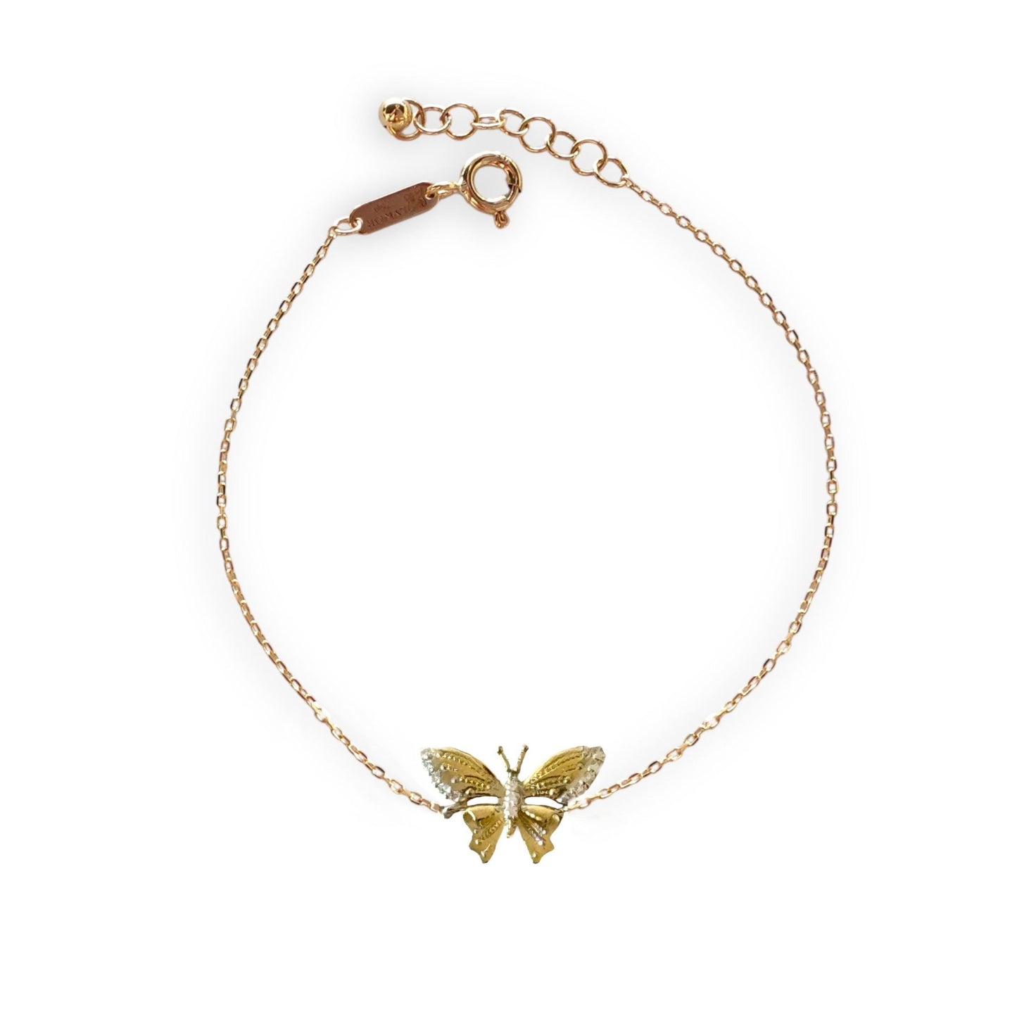 Butterfly Bracelet in Diamond - 18k Gold - Lynor