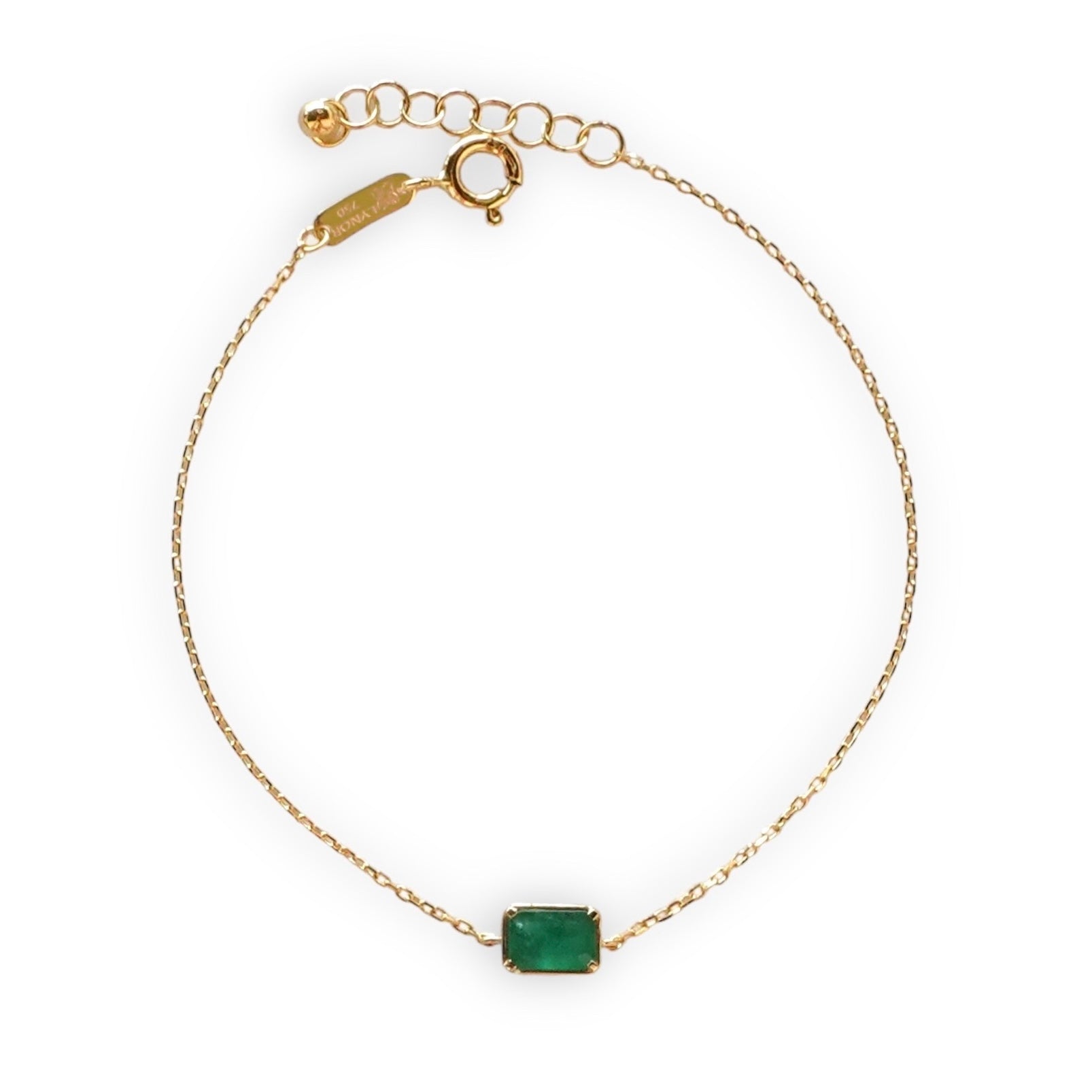 Candy Bracelet in Emerald - 18k Gold - Lynor