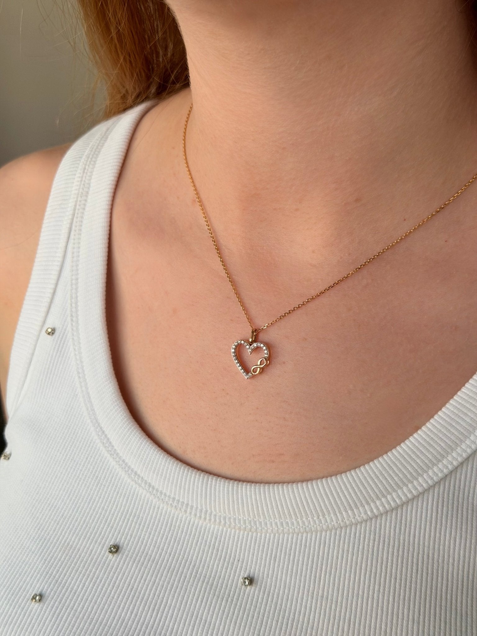 Eternity Diamond Necklace - 18k Gold - Lynor