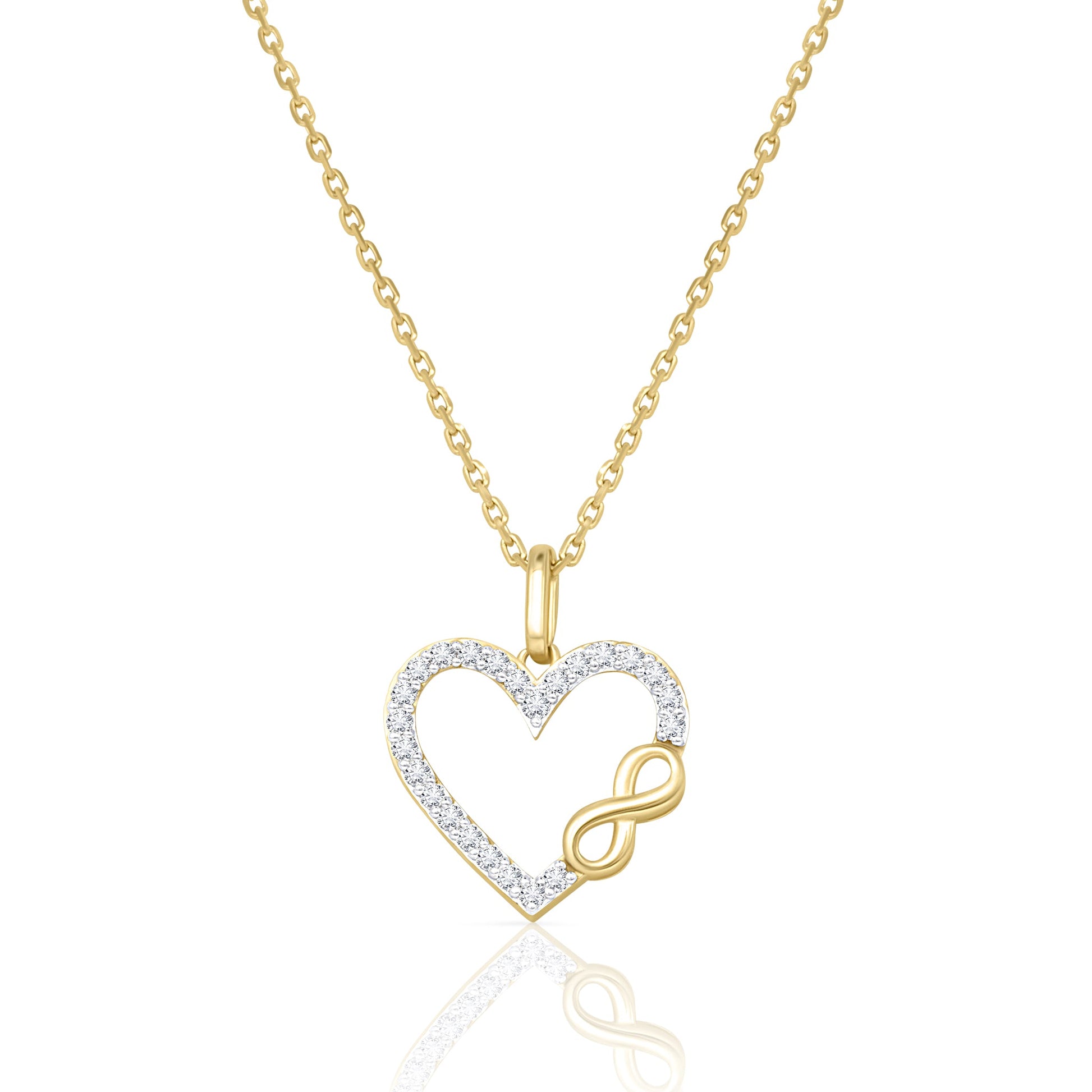 Eternity Diamond Necklace - 18k Gold - Lynor
