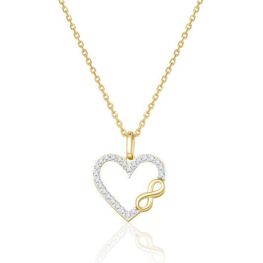 Eternity Diamond Necklace - 18k Gold - Lynor