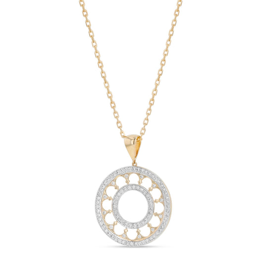 Granada 2 Necklace in Diamond - 18k Gold - Lynor