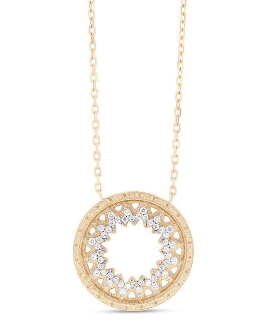 Granada Necklace in Diamond - 18k Gold - Lynor