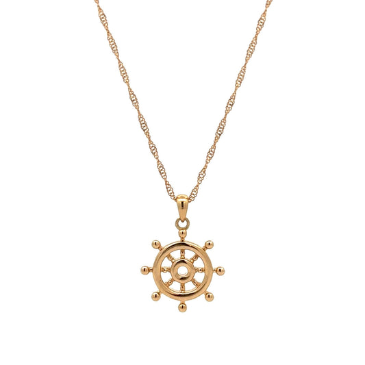 Helm Twist Necklace - 18k Gold - Lynor