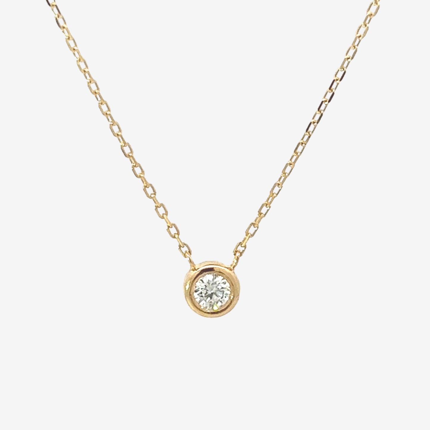 Solitaire Necklace in Diamond