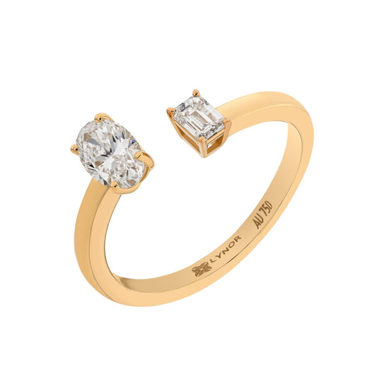 Kyro Ring in Lab Grown Diamond - 18k Gold - Lynor