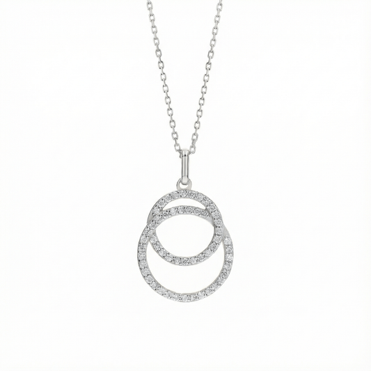 Neo Necklace in Diamond - 18k Gold - Lynor