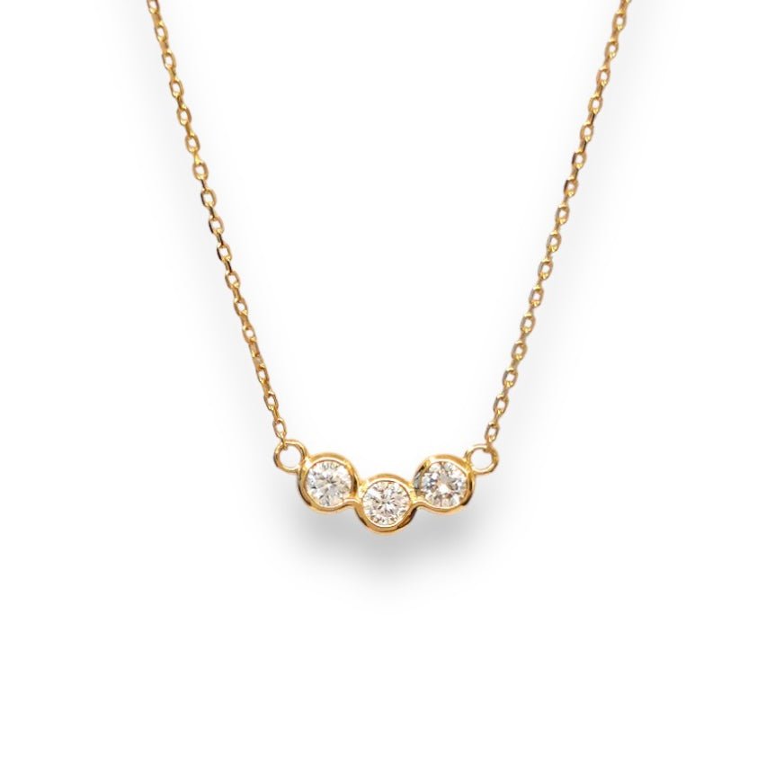 Sloane Necklace in Lab - Grown Diamond - 18k Gold - Lynor